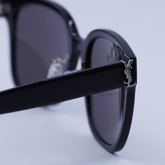 Saint Laurent SL M105/F-B 001 Sunglasses Black Square Frame - Picture 5 of 11